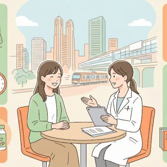 東京都内で行われる治験や日帰りモニター参加のイメージ